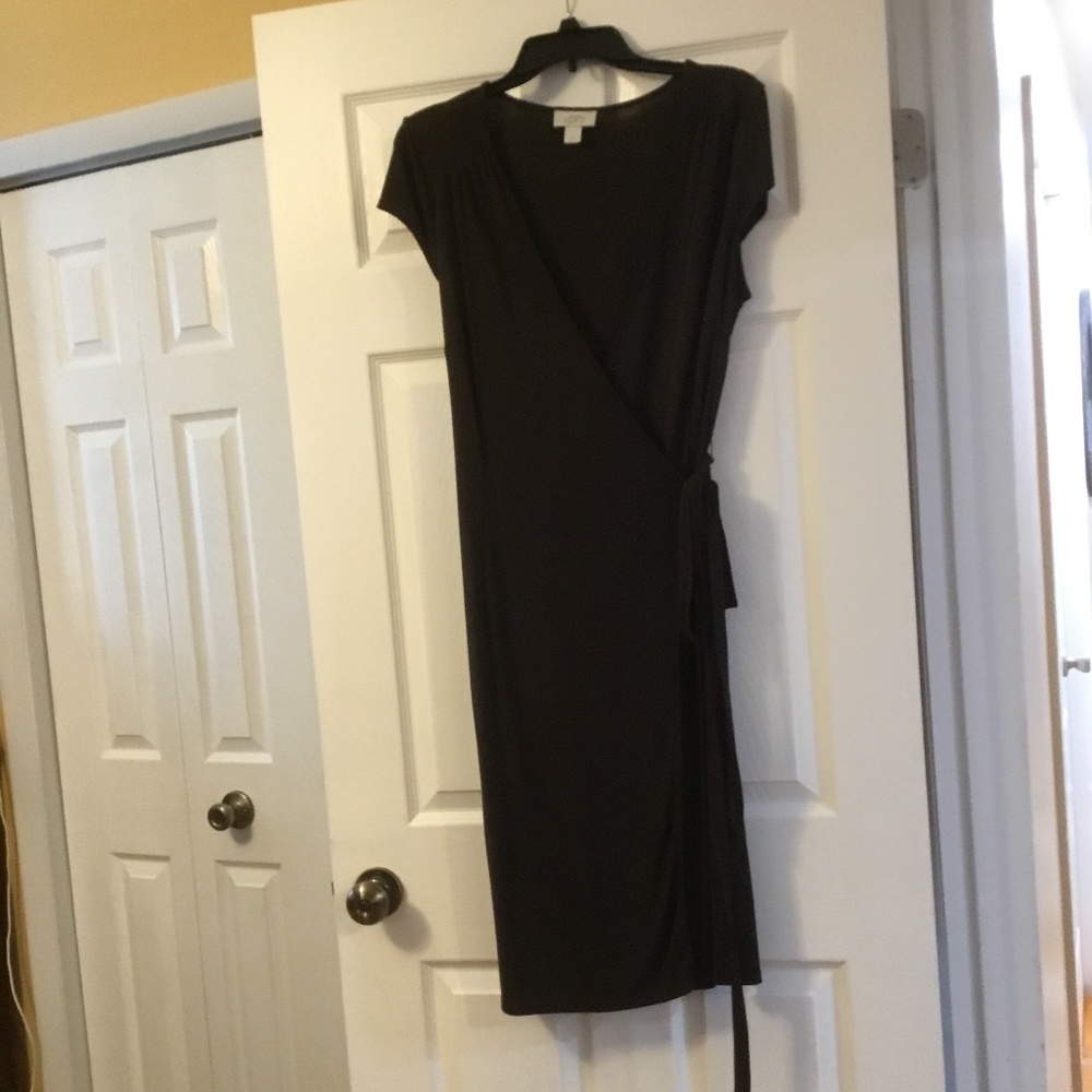 Brown Wrap  Dress Ann Taylor LOFT
